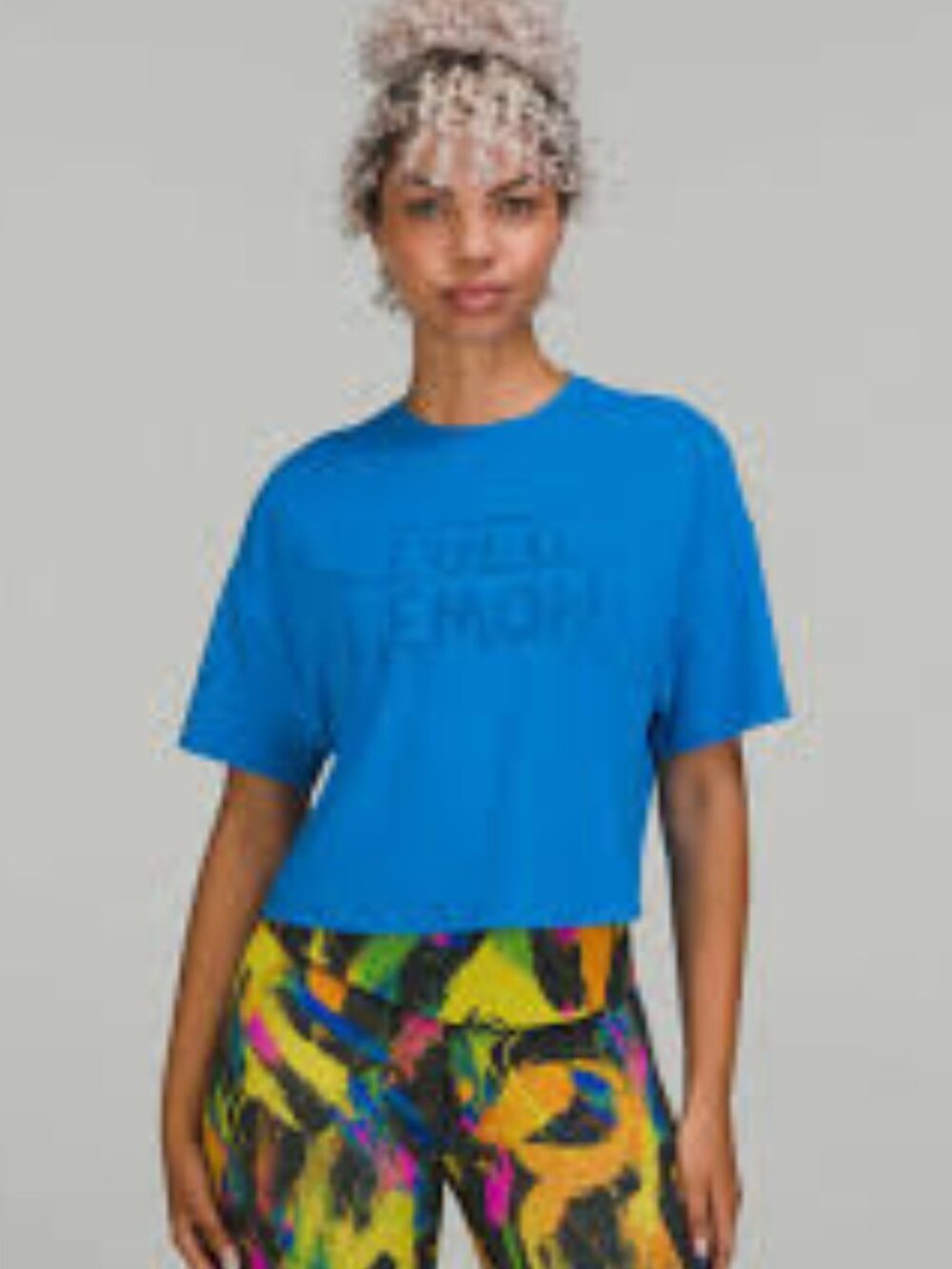 Lululemon Abrasion-Resistant Training T-Shirt Ed Curtis Size 6 Poolside